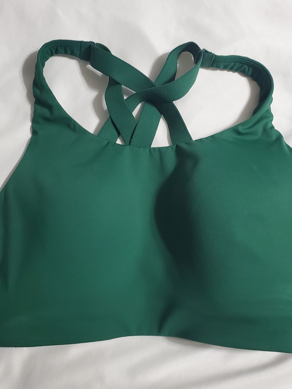 lululemon athletica Emerald Green Strappy Sports Bra
